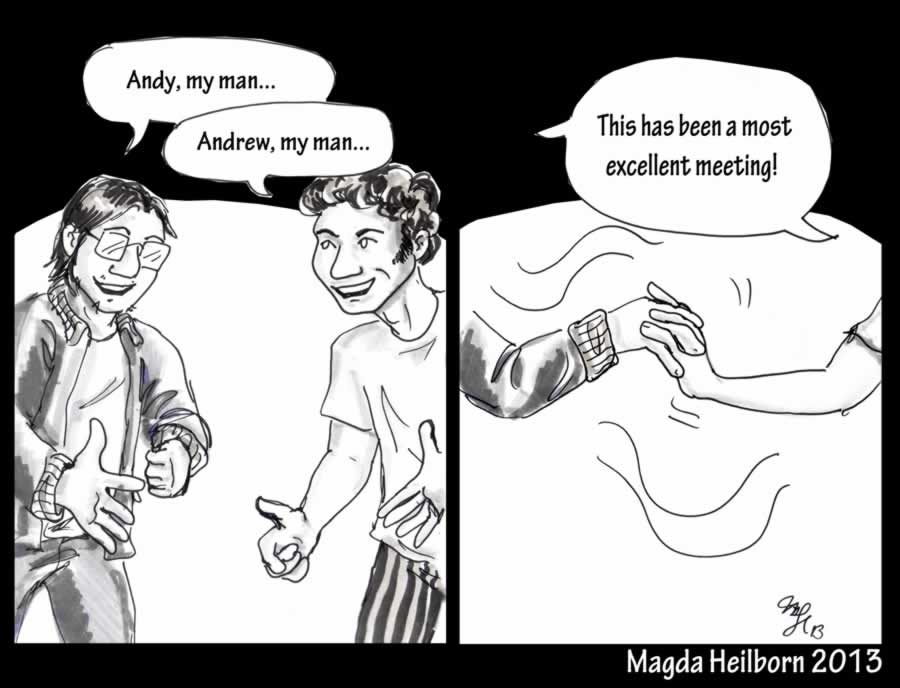 Hand wave? Wibbly finger dance?